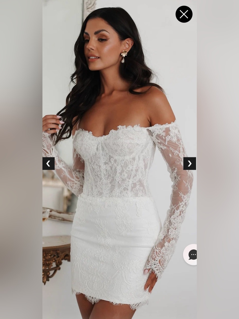 Untamed Petals Madeline Mini Dress